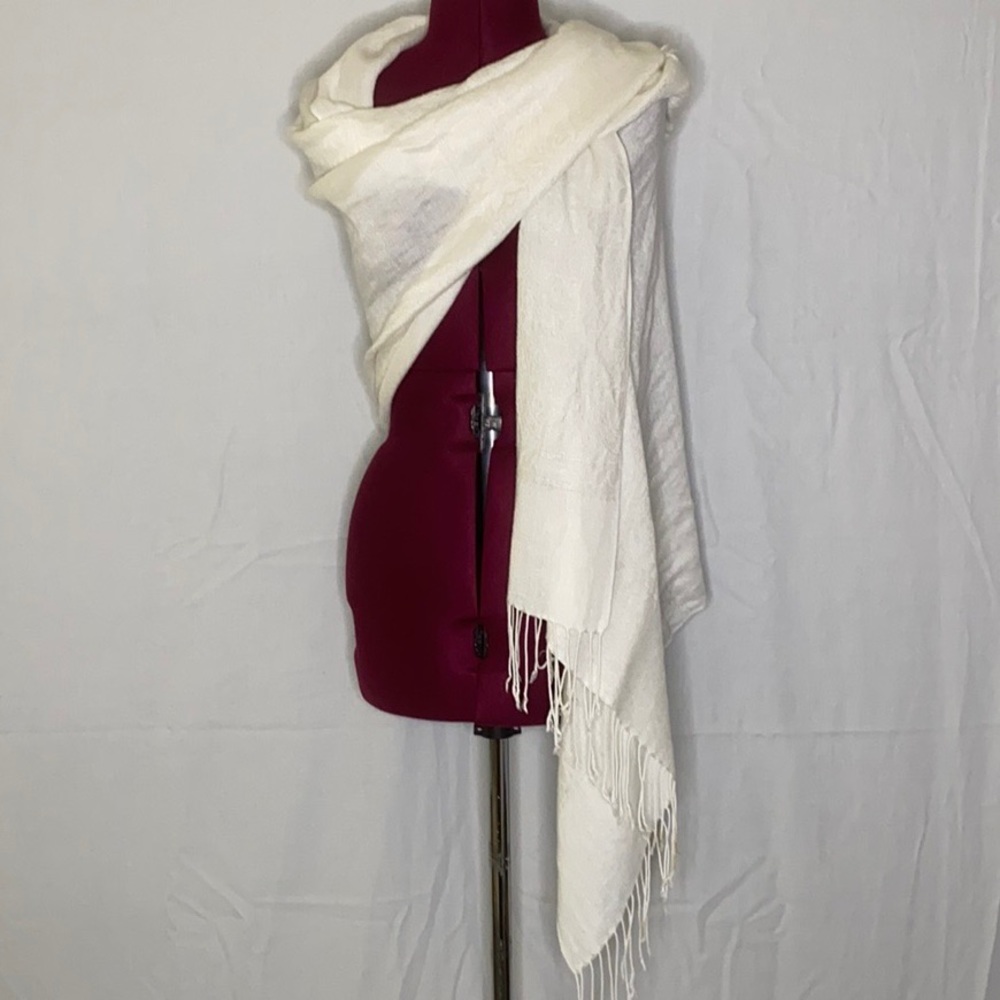White scarf